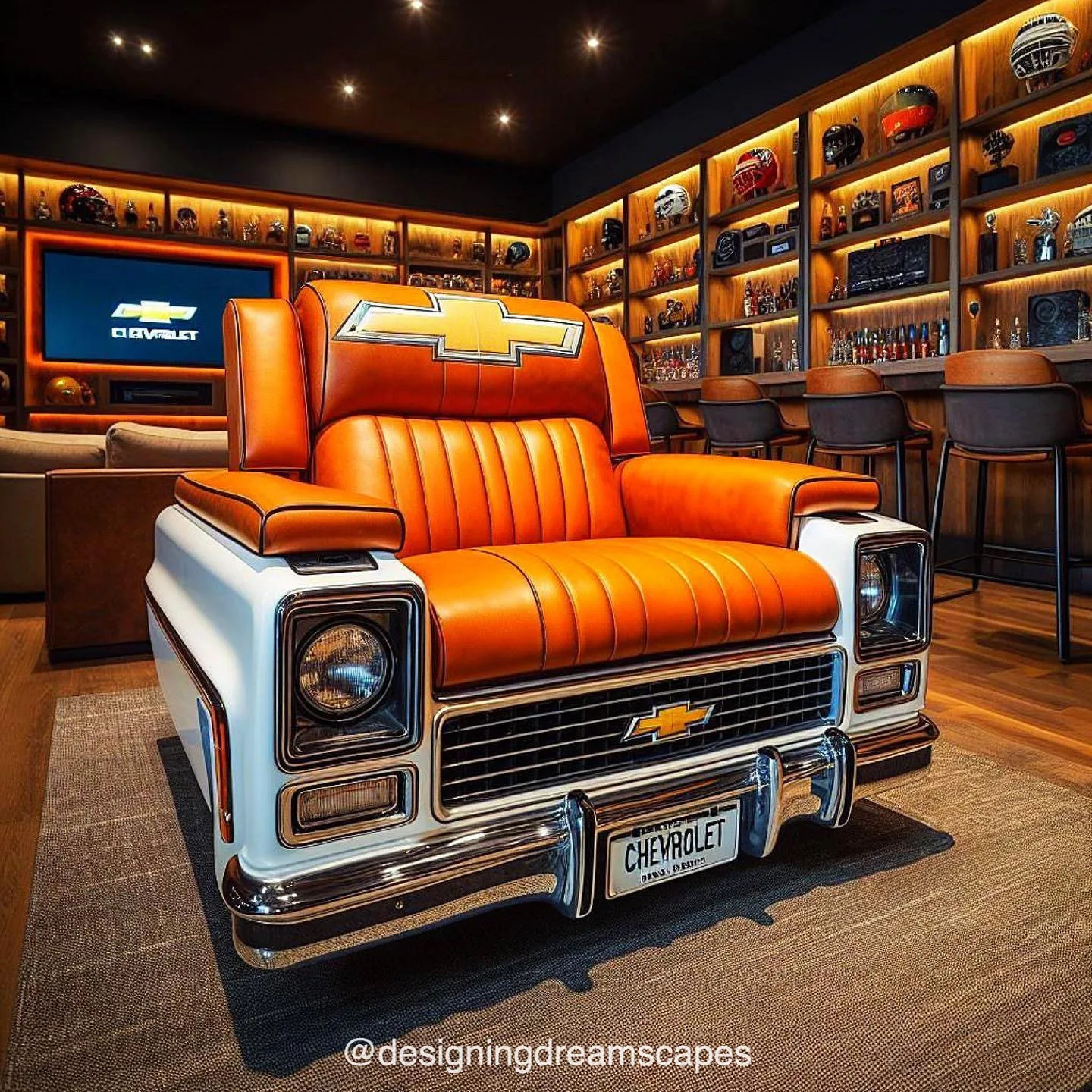 Chevrolet Inspired Recliner: Cruise in Comfort at Home