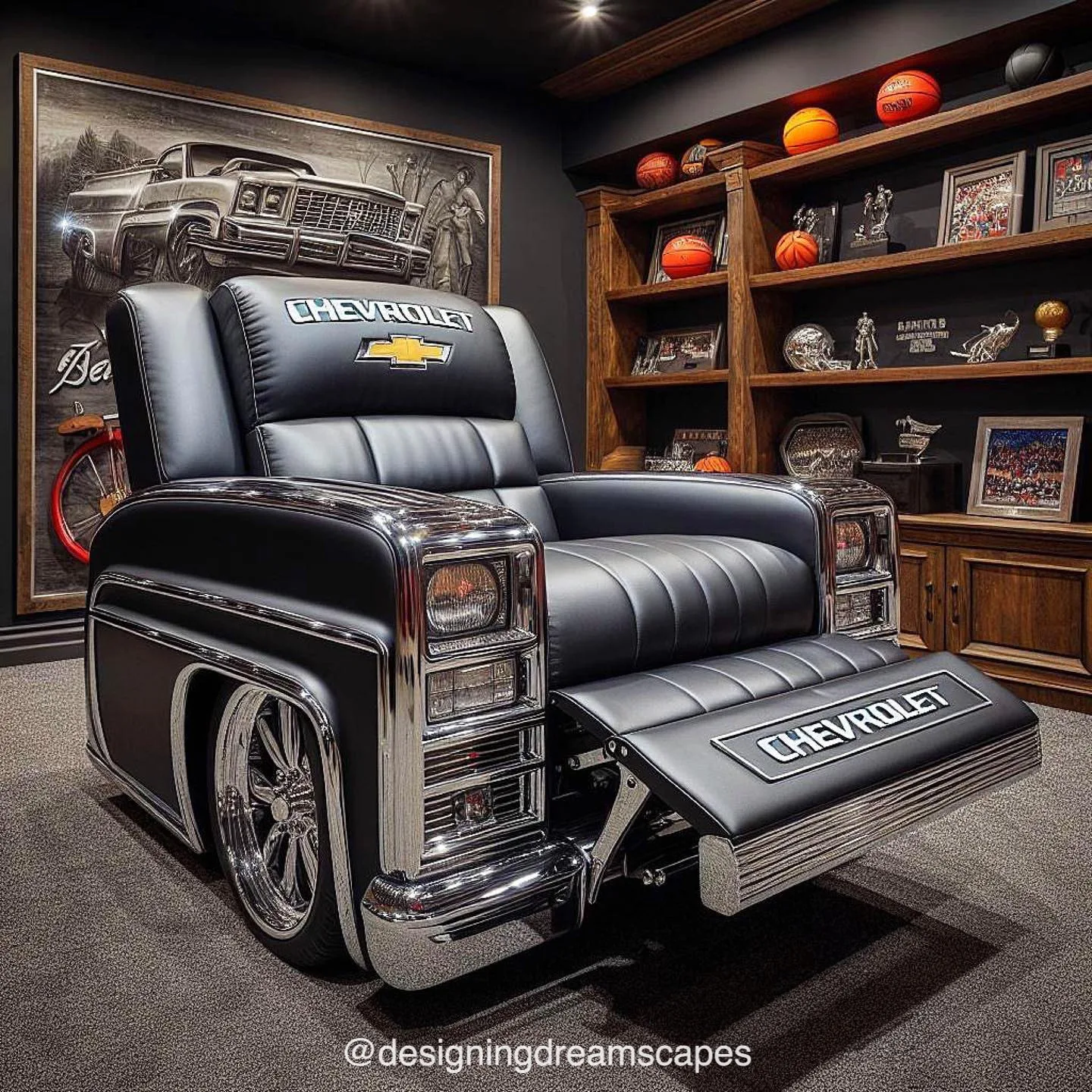 Chevrolet Inspired Recliner: Cruise in Comfort at Home