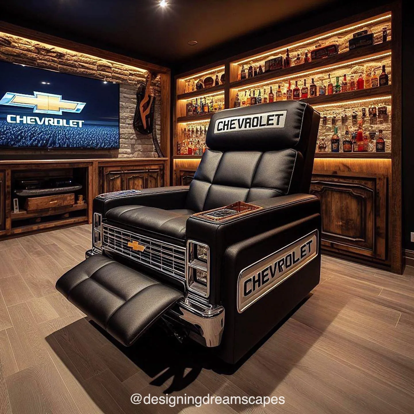 Chevrolet Inspired Recliner: Cruise in Comfort at Home