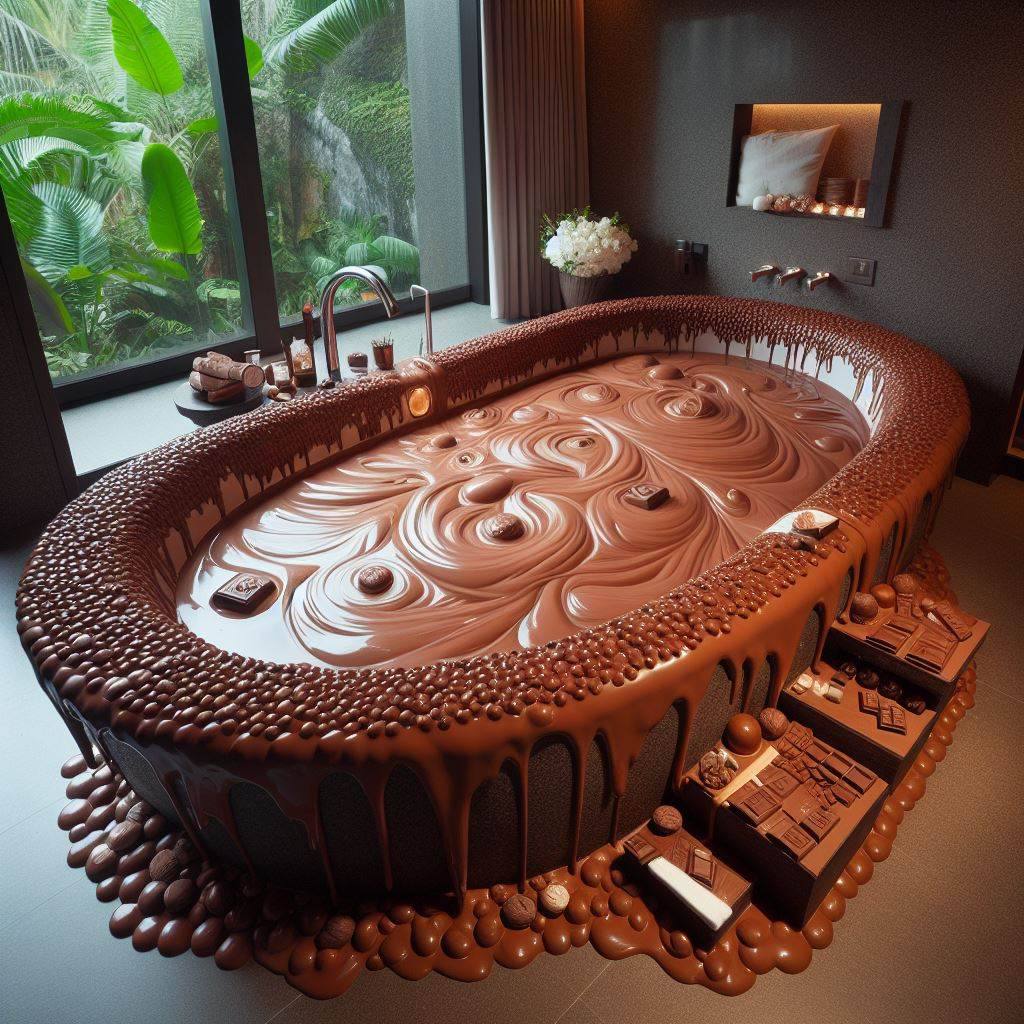 Functional Aspects of Chocolate-Inspired Bathrooms