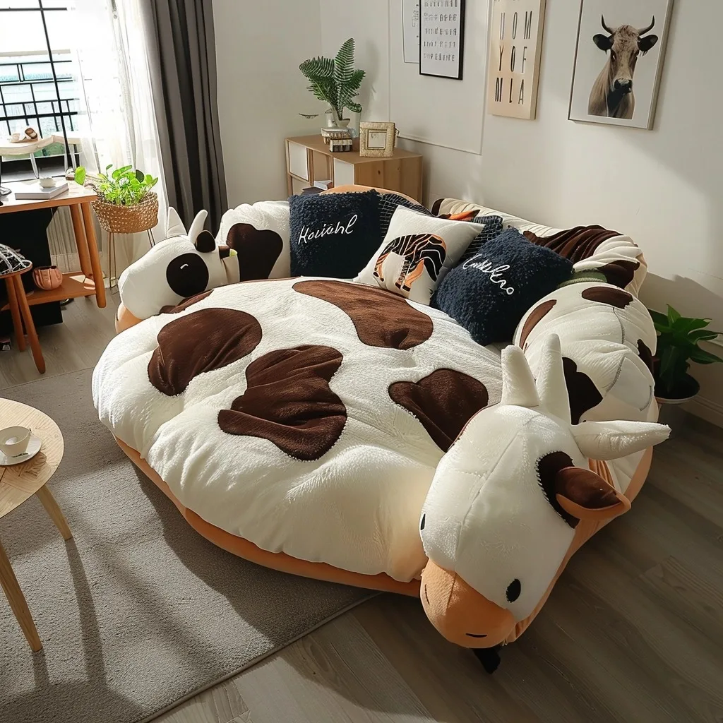 Evolution of Cow-Shaped Sofas Through the 20th Century