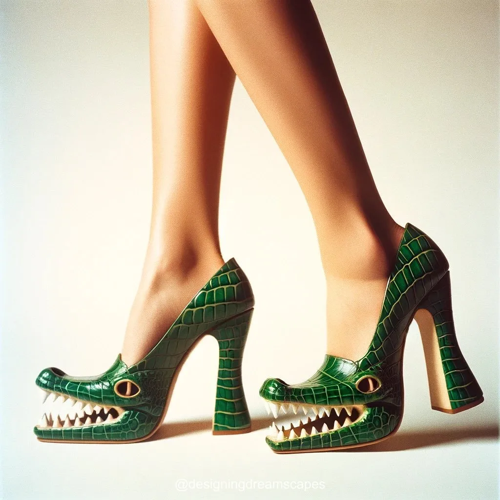 The Different Types of Crocodile Inspired Heel Designs