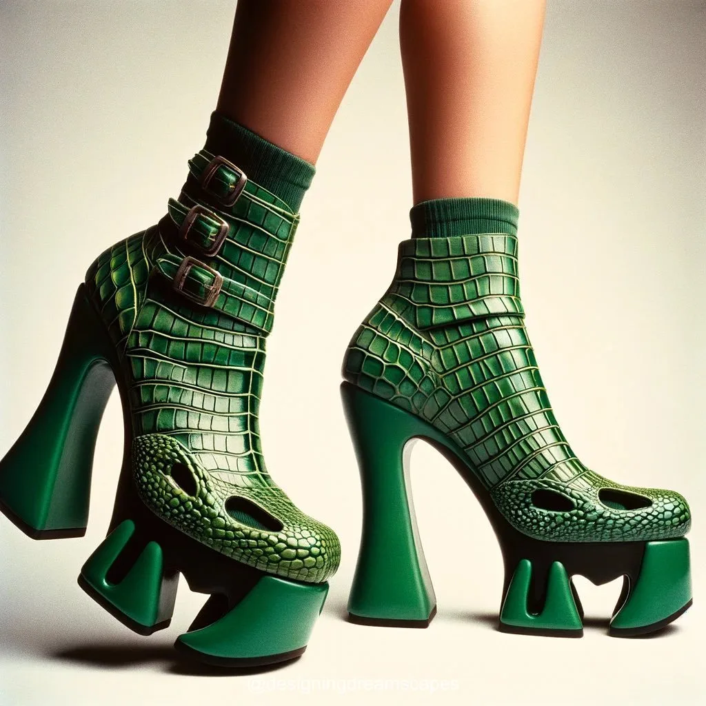 The Different Types of Crocodile Inspired Heel Designs