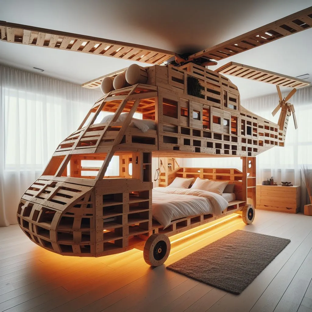 Creative Ideas for a Cozy Helicopter Bunk Bed