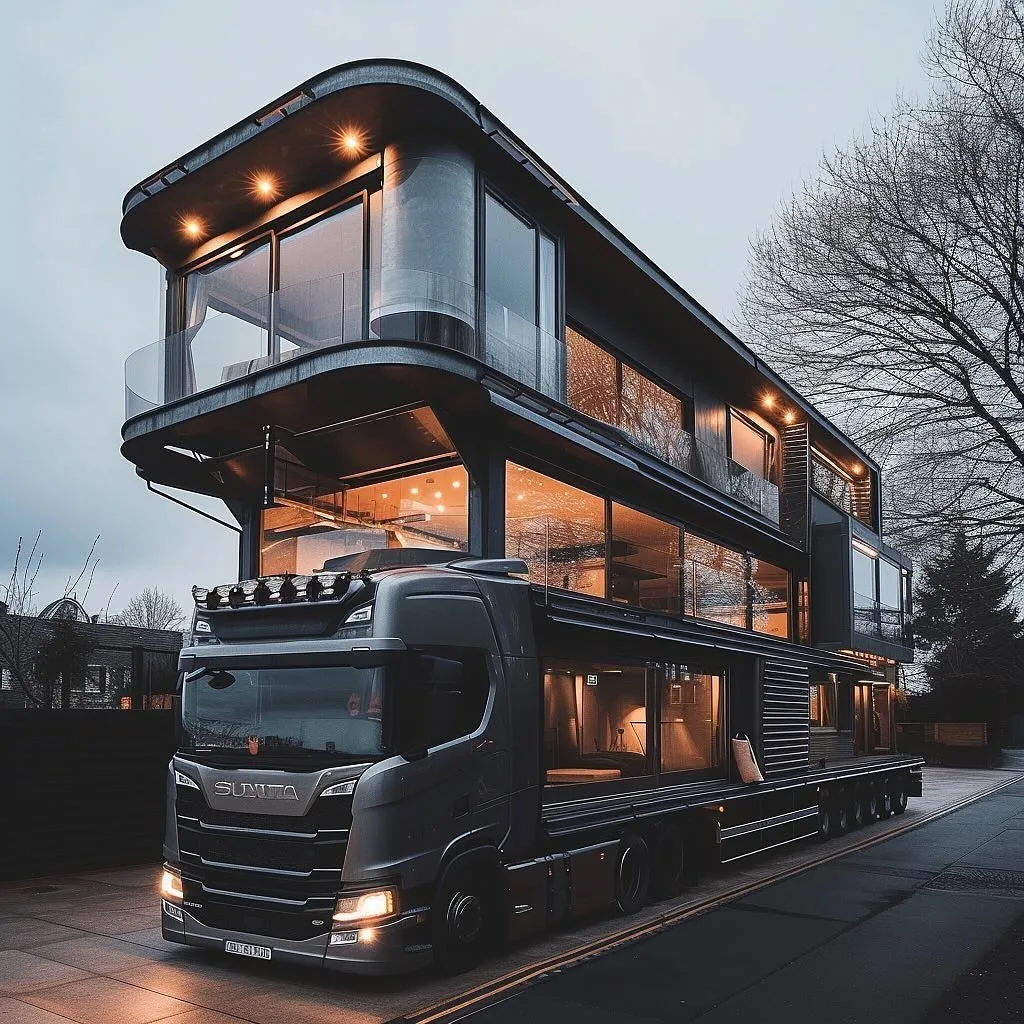 Highway Castles: Semi-Truck RV Conversions with Balconies That Define Luxury Travel