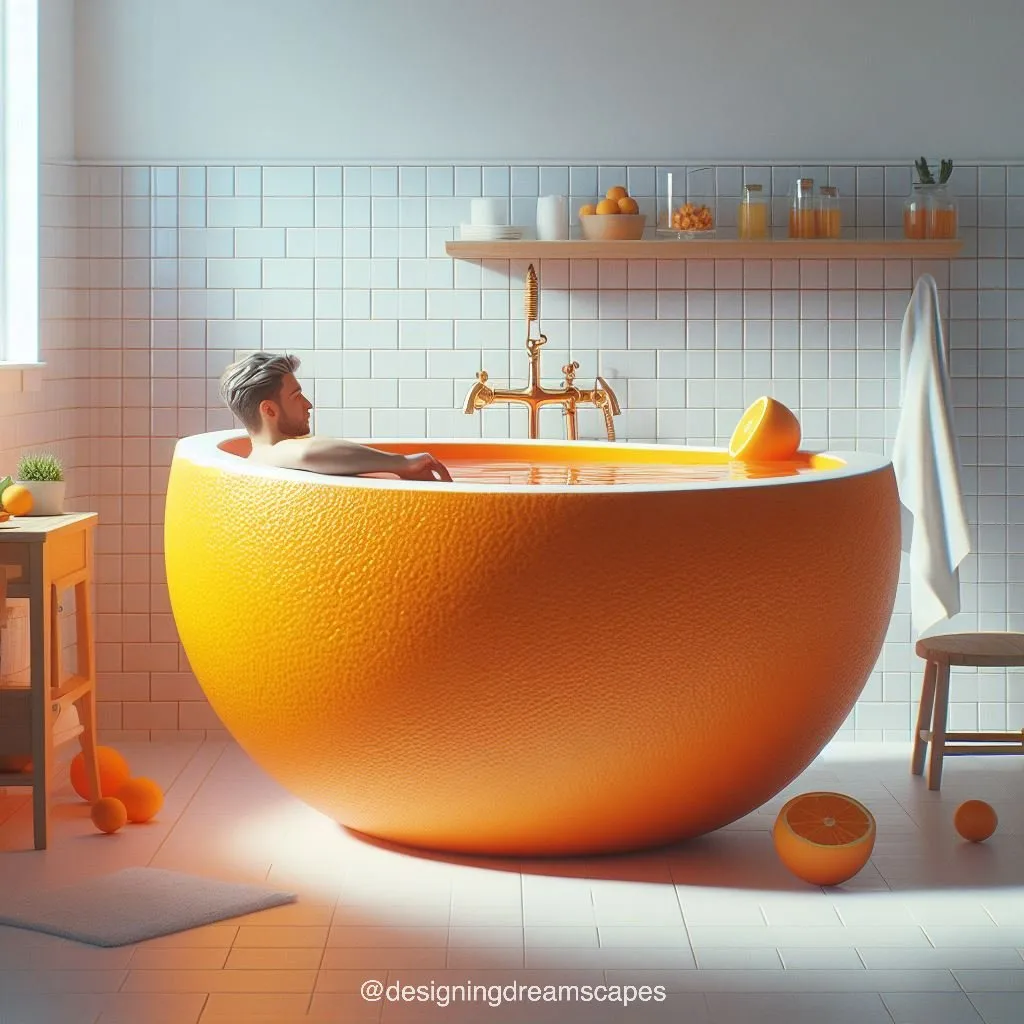 Fruit-Shaped Bathtub: Encouraging Hygiene and Imaginative Play