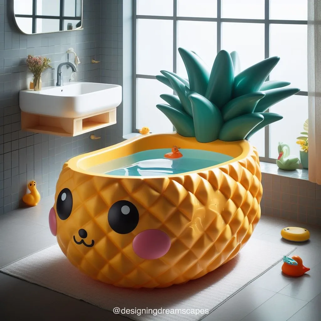 Fruit-Shaped Bathtub: Encouraging Hygiene and Imaginative Play