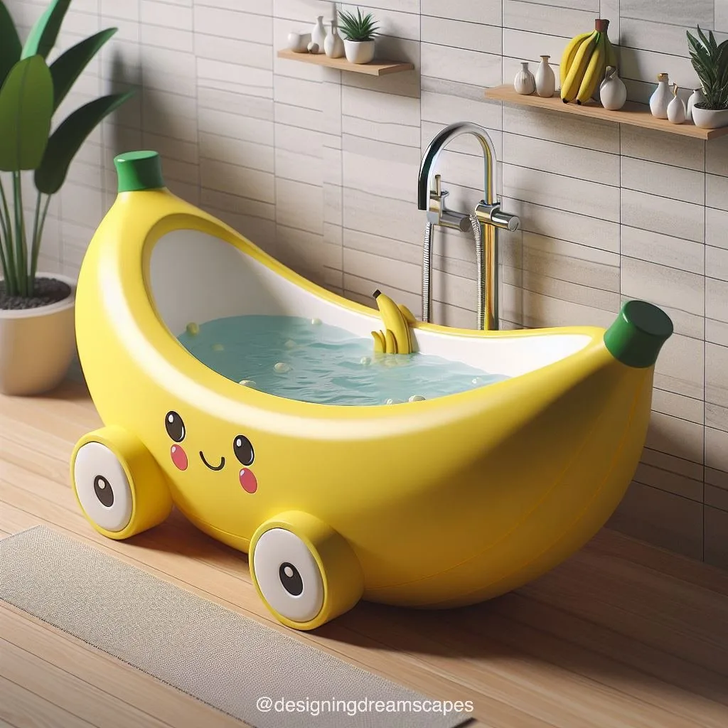 Fruit-Shaped Bathtub: Encouraging Hygiene and Imaginative Play