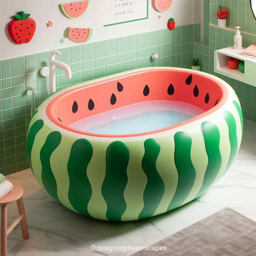 Fruit-Shaped Bathtub: Encouraging Hygiene and Imaginative Play