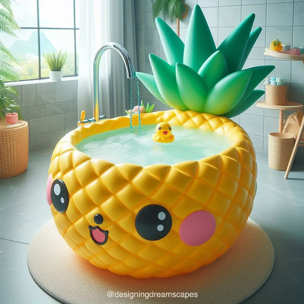 Fruit-Shaped Bathtub: Encouraging Hygiene and Imaginative Play