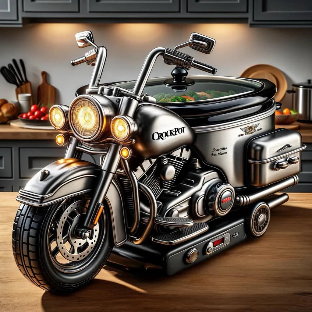 Cook in Style: Harley Davidson Inspired Slow Cooker Adds Edge to Your Culinary Creations