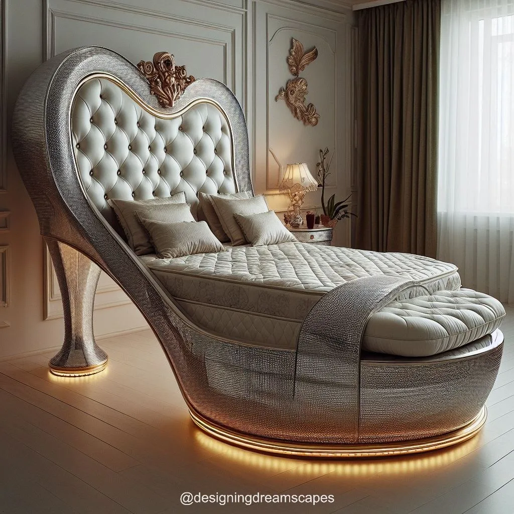 Sleep in Style: Heel-Shaped Bed - A Fashion Statement for Your Bedroom