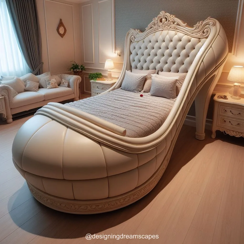 Sleep in Style: Heel-Shaped Bed - A Fashion Statement for Your Bedroom