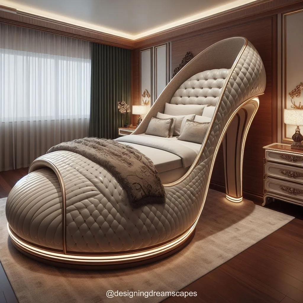 Sleep in Style: Heel-Shaped Bed - A Fashion Statement for Your Bedroom