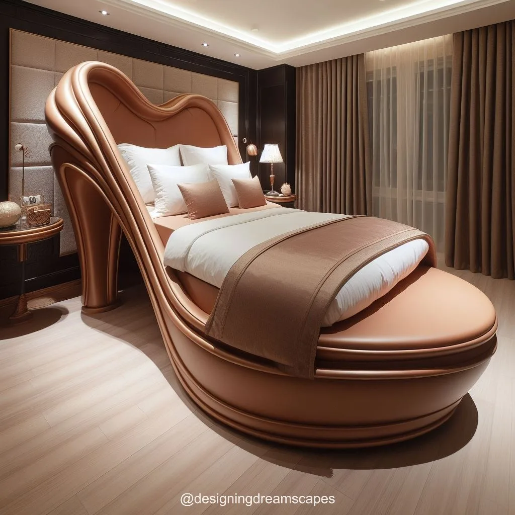 Sleep in Style: Heel-Shaped Bed - A Fashion Statement for Your Bedroom