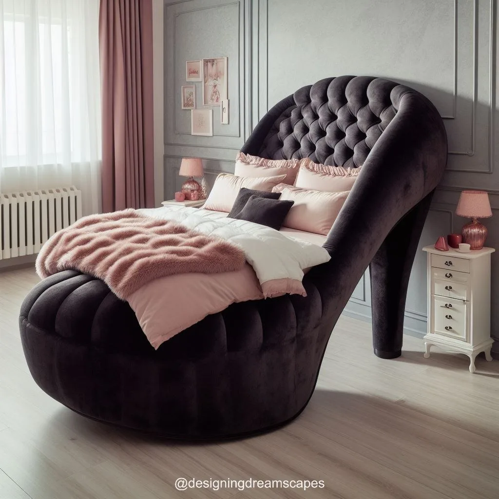 Sleep in Style: Heel-Shaped Bed - A Fashion Statement for Your Bedroom