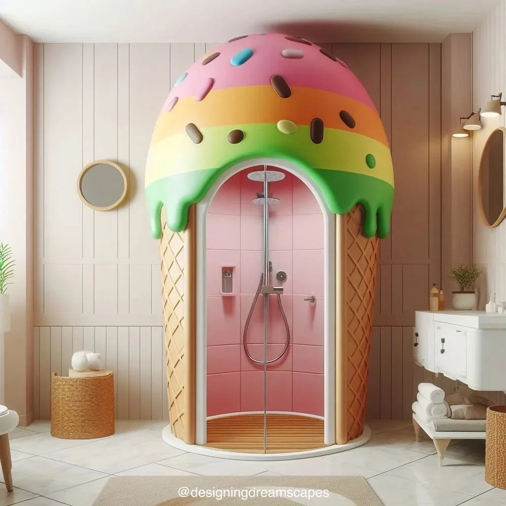 Ice Cream-Inspired Bathroom Decor: Sweeten Your Space with Delicious Designs