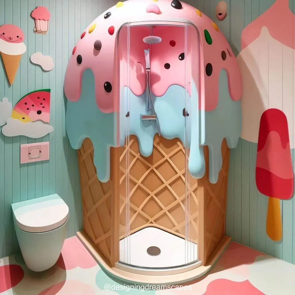 Ice Cream-Inspired Bathroom Decor: Sweeten Your Space with Delicious Designs