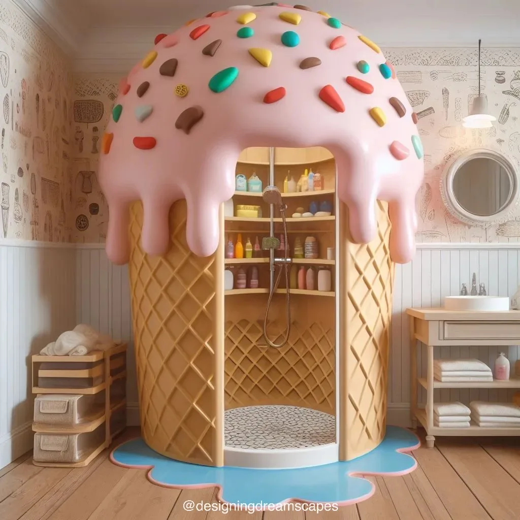 Ice Cream-Inspired Bathroom Decor: Sweeten Your Space with Delicious Designs