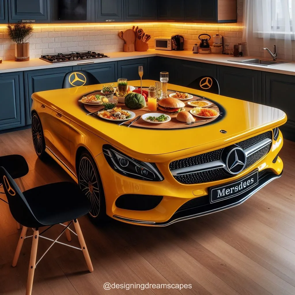 Mercedes Inspired Dining Table: Elevate Your Space