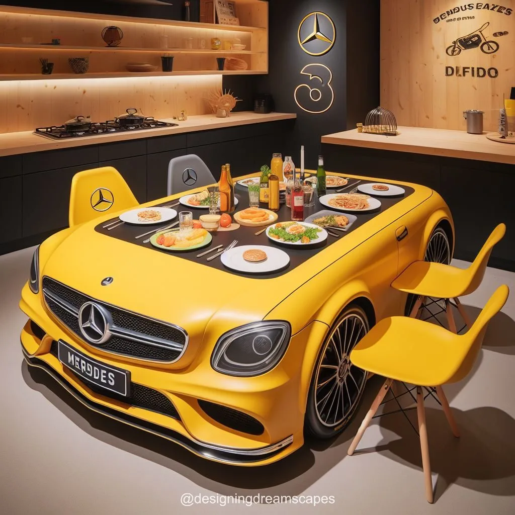 Mercedes Inspired Dining Table: Elevate Your Space