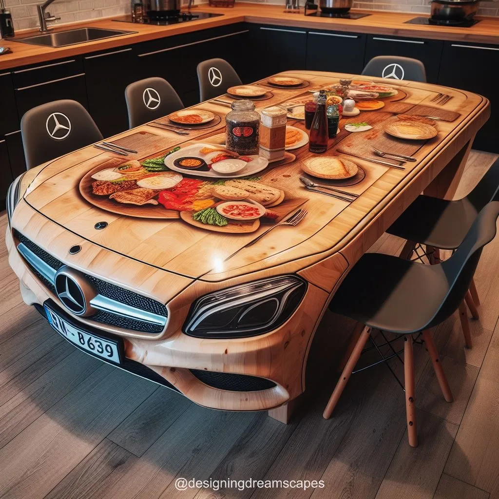 Mercedes Inspired Dining Table: Elevate Your Space