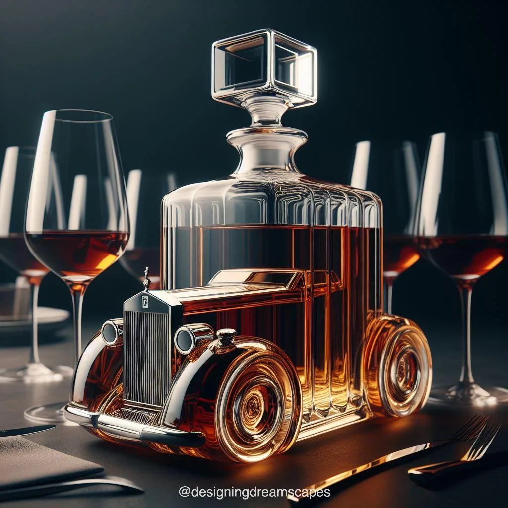 Unveiling Luxury: Mercedes Inspired Glass Wine Decanter