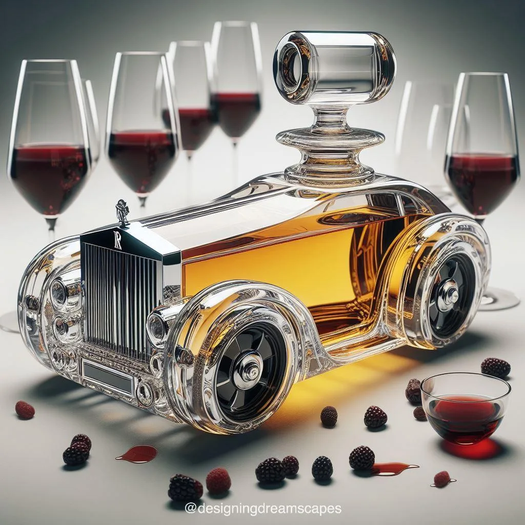 Unveiling Luxury: Mercedes Inspired Glass Wine Decanter