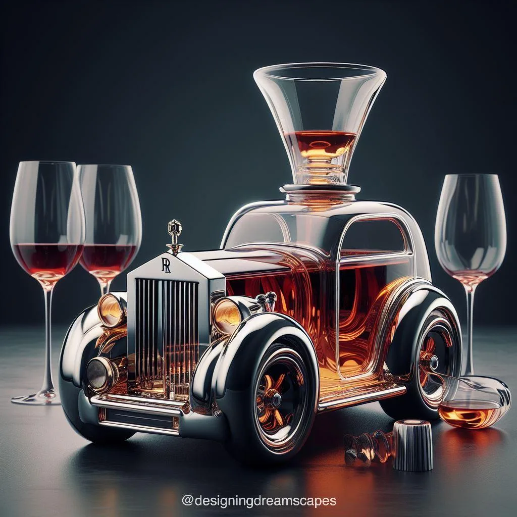 Unveiling Luxury: Mercedes Inspired Glass Wine Decanter