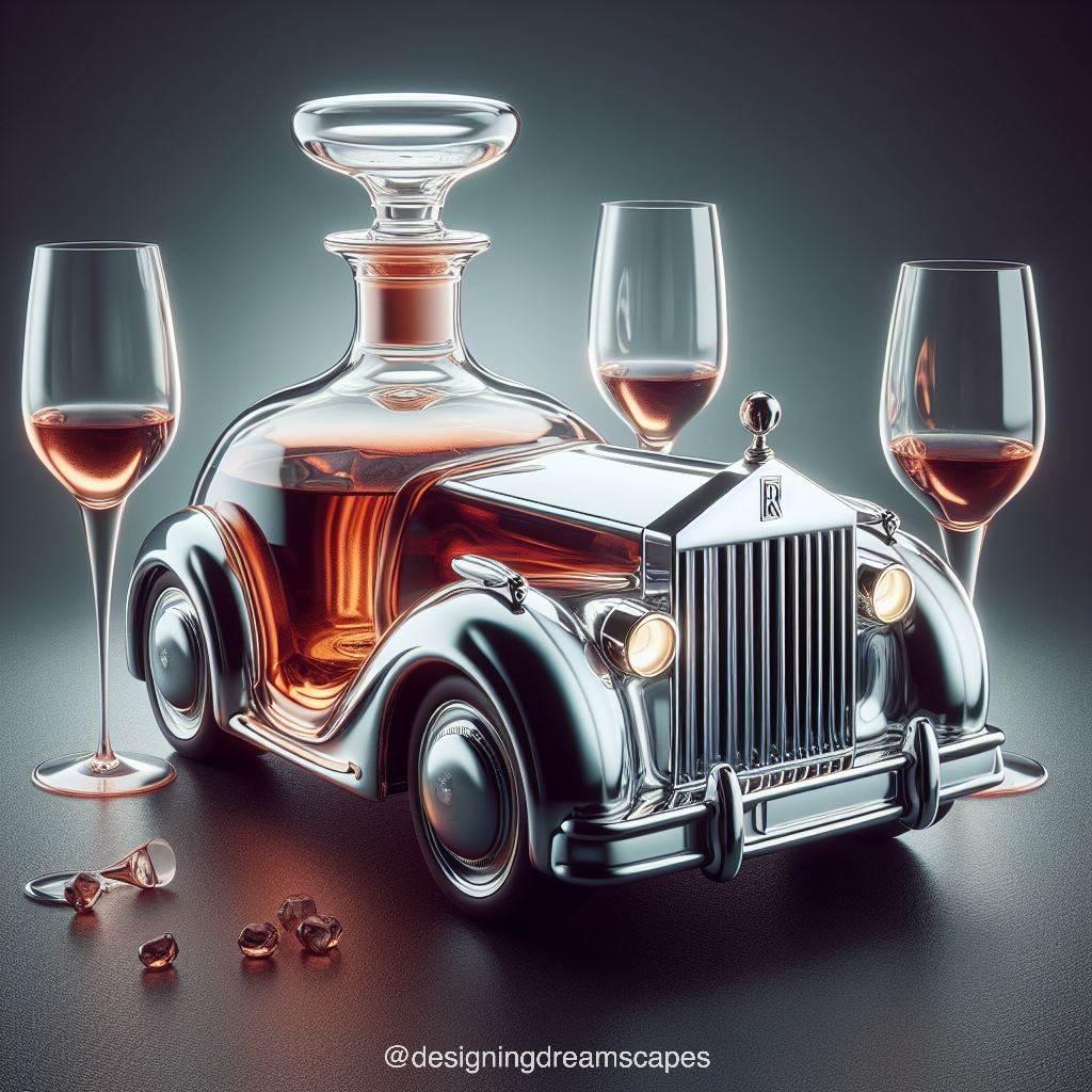 Unveiling Luxury: Mercedes Inspired Glass Wine Decanter