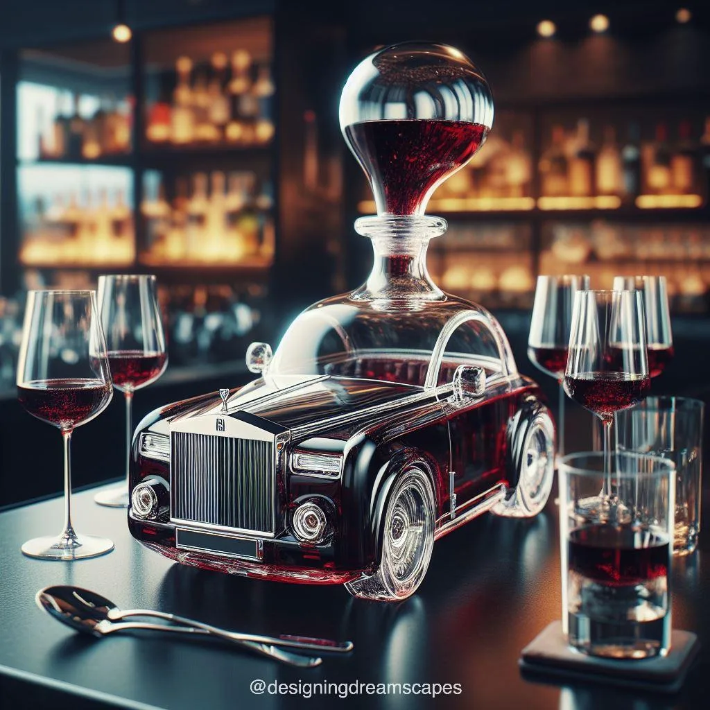 Unveiling Luxury: Mercedes Inspired Glass Wine Decanter