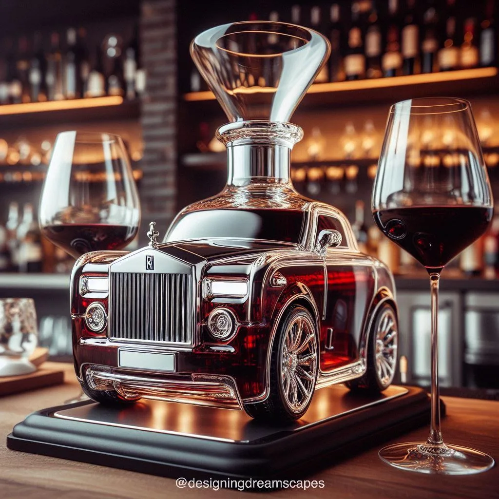 Unveiling Luxury: Mercedes Inspired Glass Wine Decanter