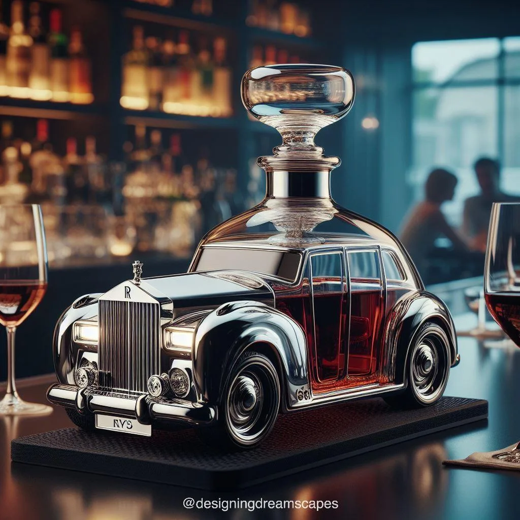 Unveiling Luxury: Mercedes Inspired Glass Wine Decanter