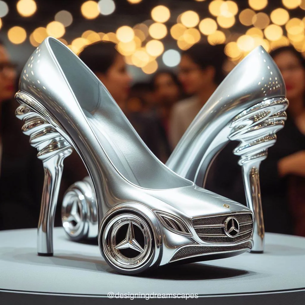 Unique Elements in Mercedes-Inspired Heels