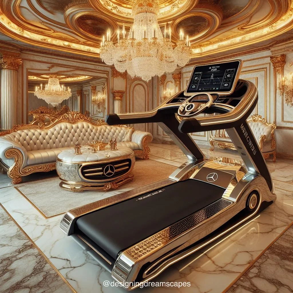 Experience Luxury Fitness: Mercedes-Inspired Treadmill for Elite Workouts