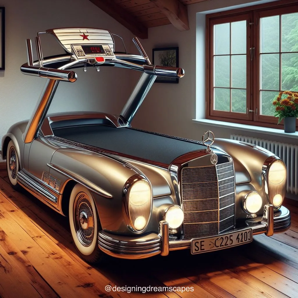 Experience Luxury Fitness: Mercedes-Inspired Treadmill for Elite Workouts