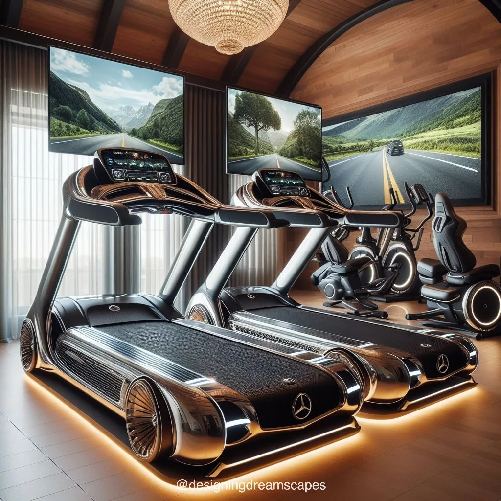 Experience Luxury Fitness: Mercedes-Inspired Treadmill for Elite Workouts