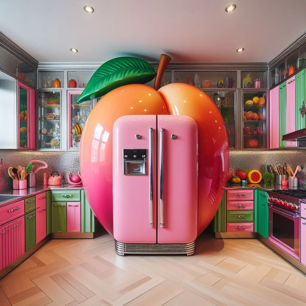 Unveiling the Peach-Shaped Refrigerator