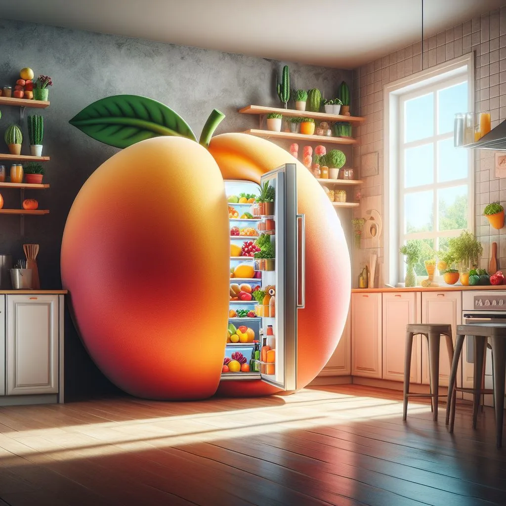 Design and Aesthetics of Peach-Shaped Refrigerators