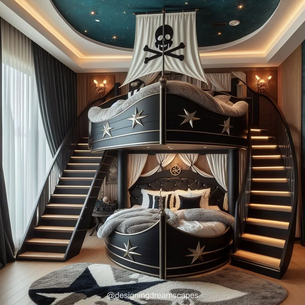 Design Elements of Pirate Ship Bunk Beds