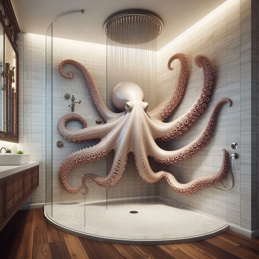 Oceanic Bliss: Dive into Luxury with Sea Animal Showers in Your Home Spa