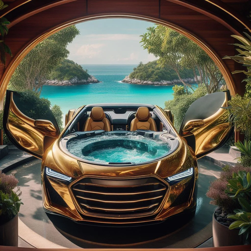 Enhancing the luxury living experience with supercar inspired jacuzzis