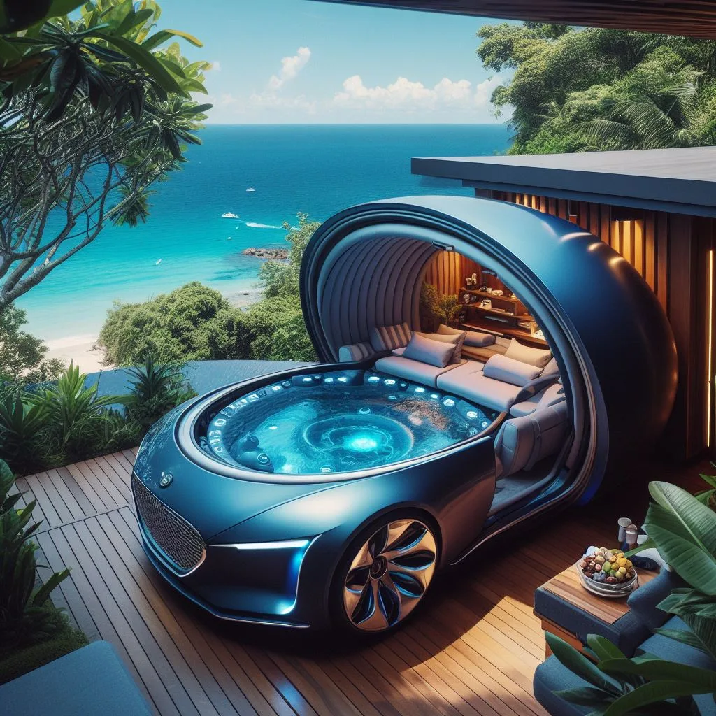 Supercar Inspired Jacuzzi: Luxury Yacht Concepts & Design Evolution
