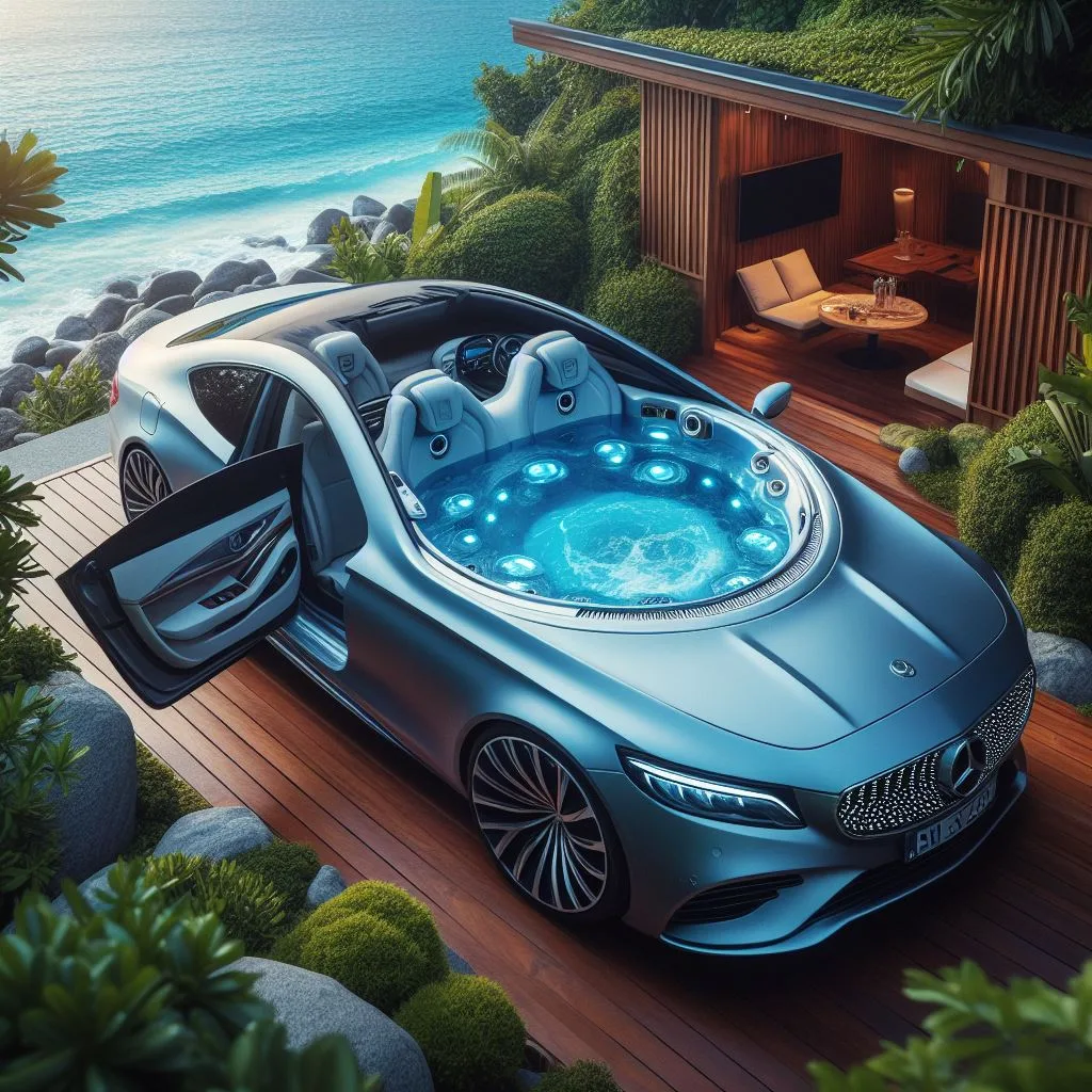 Key features of supercar inspired jacuzzis