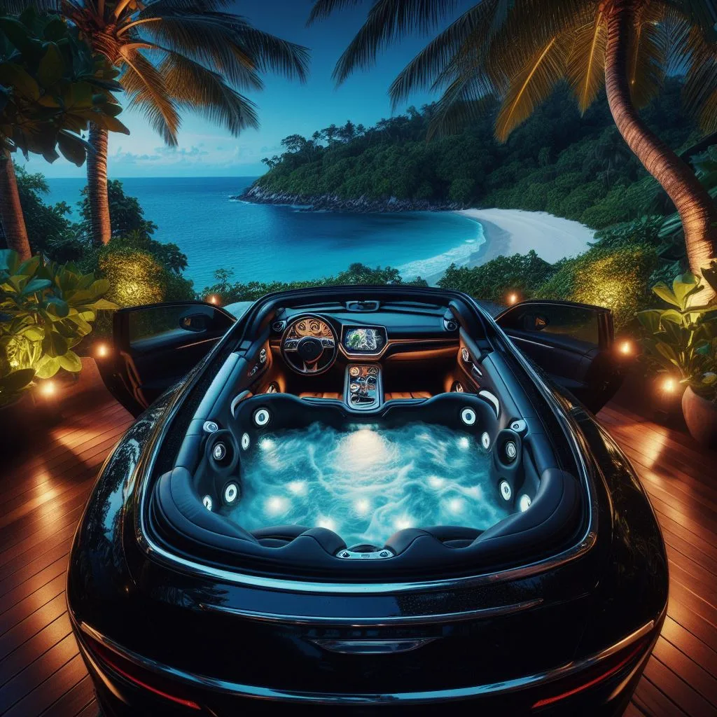 Key features of supercar inspired jacuzzis