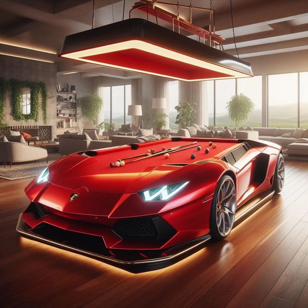 The allure of supercar-inspired pool tables