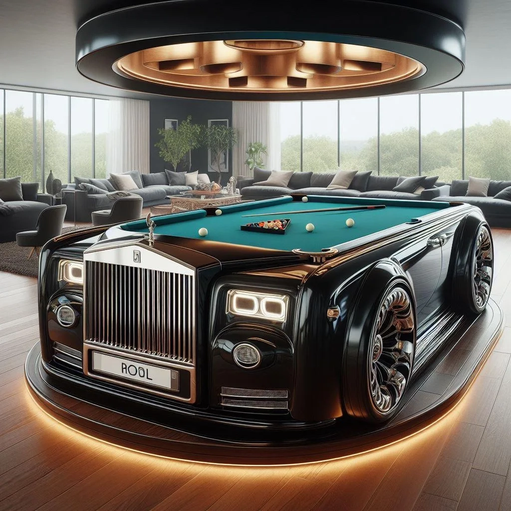 Speed Meets Style: Dive into Luxury with a Supercar-Inspired Pool Table