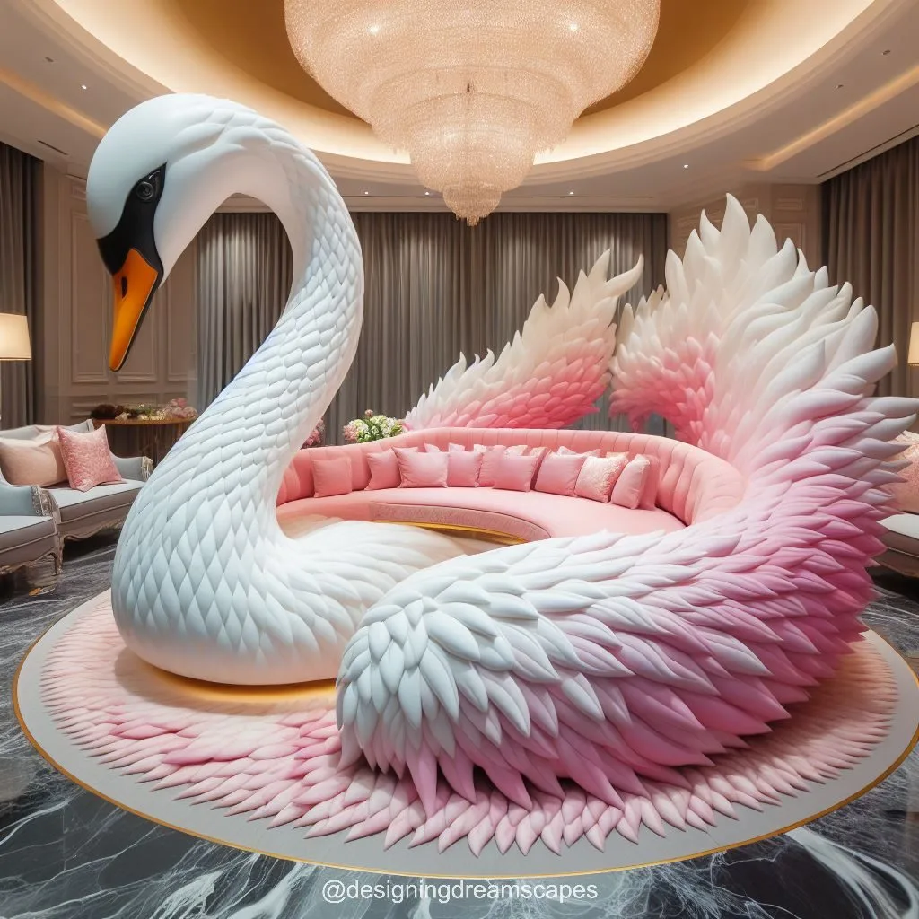 Luxurious Swan Fainting Couches
