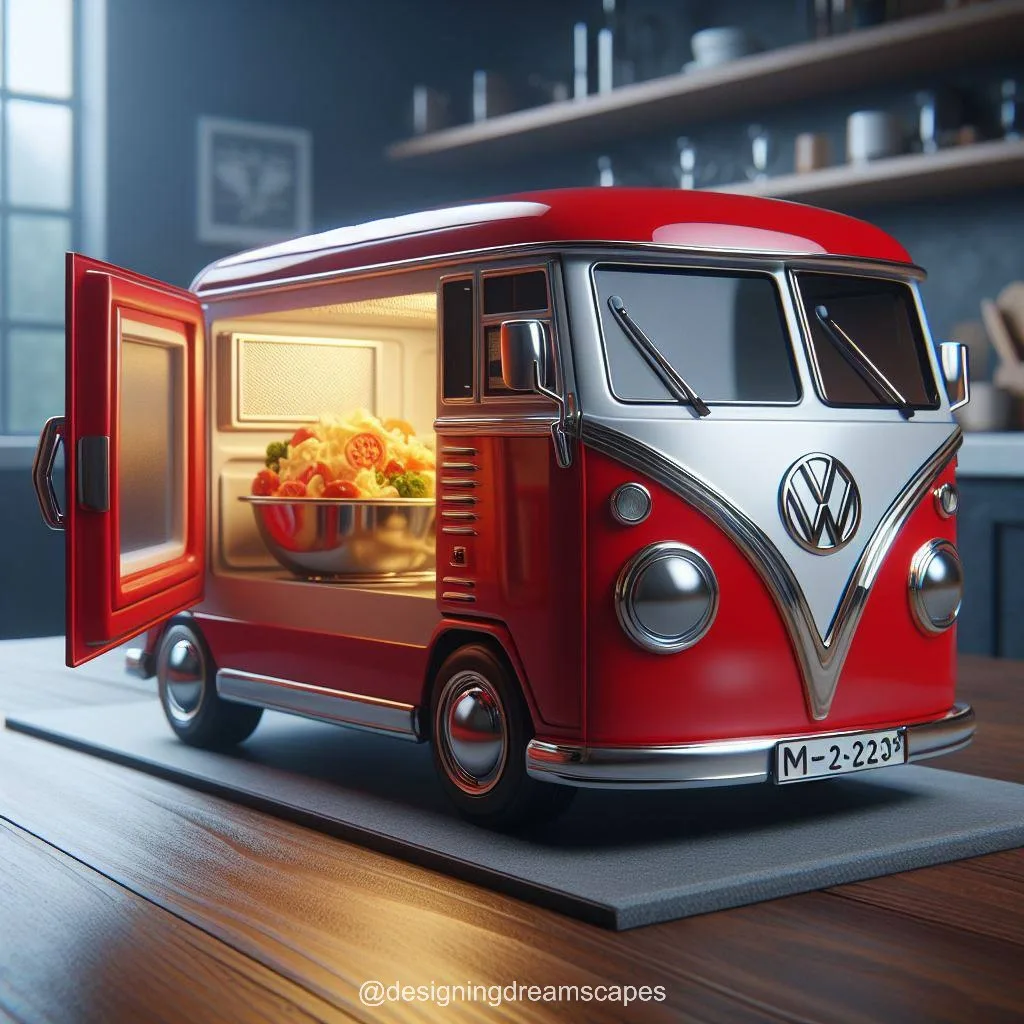 Volkswagen Bus Shaped Microwave: Retro Cooking Companion