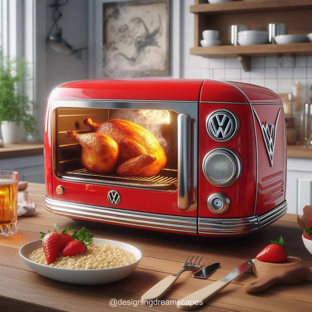 Volkswagen Bus Shaped Microwave: Retro Cooking Companion